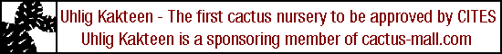 Sponsor der Cactus and Succulent Plant Mall